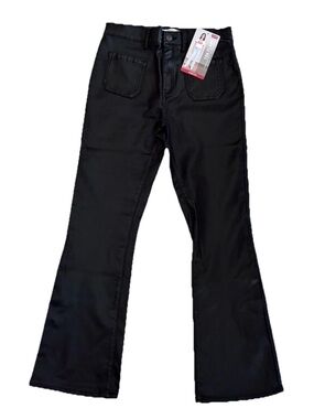 Levi’s 726 NWT High Rise Flare Black Vegan Leather Size 14